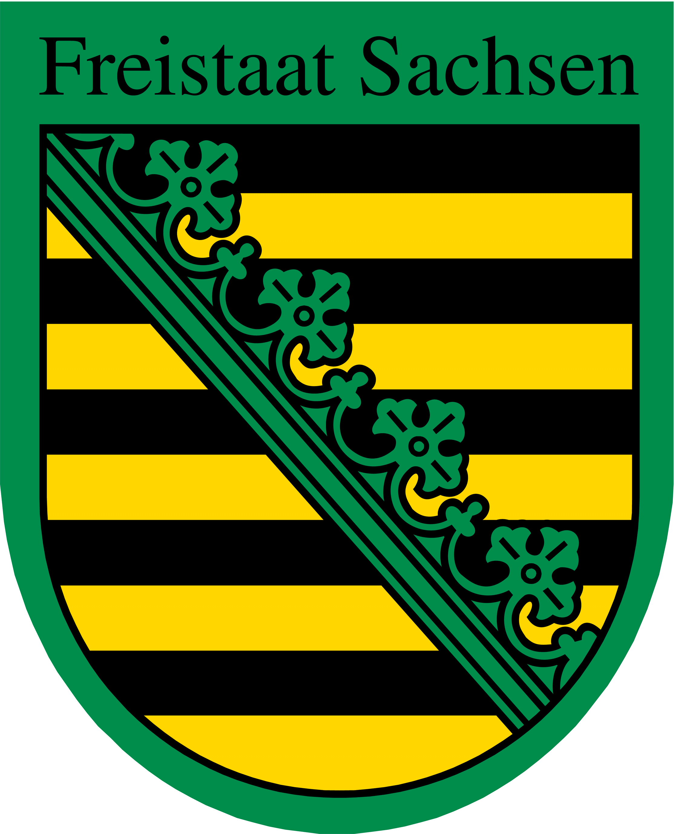 Landeswappen Sachsen